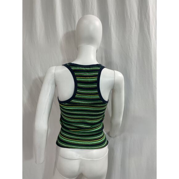 A.L.C. 'Iris' Green Sheer Top Size M - Picture 3 of 5